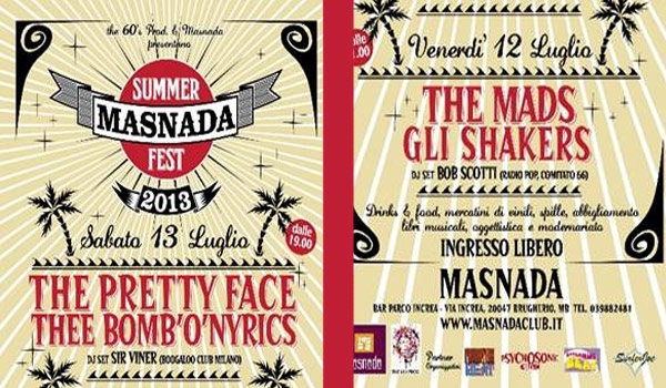 Masnada Summer fest 2013 | Il beat &egrave; a Brugherio